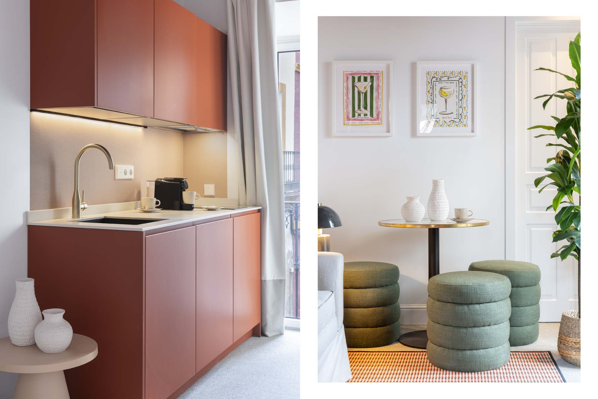 Casa Bedoya Suite con balcón cocina