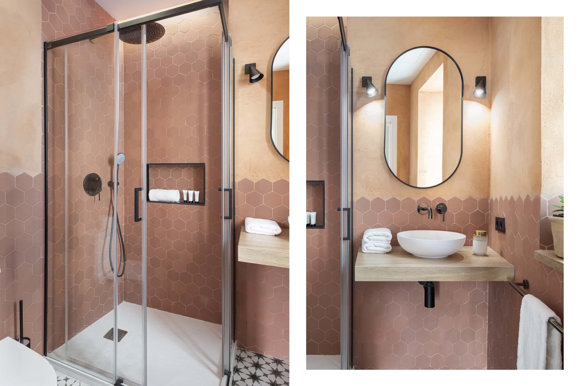 Casa Bedoya Suite con balcón baño