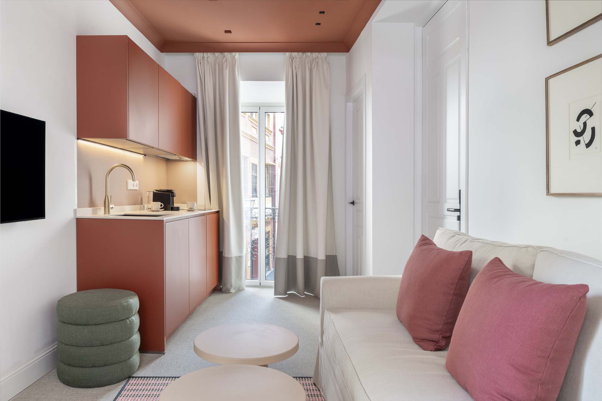 Casa Bedoya Suite con balcón cocina